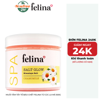 Muối Tắm Tẩy Tế Bào Chết Felina Từ Cúc La Mã 500g