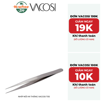 Nhíp Nối Mi Thẳng Vacosi T05