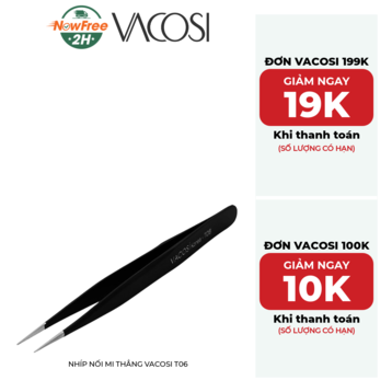 Nhíp Nối Mi Thẳng Vacosi T06