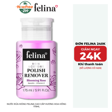 Nước Rửa Móng Felina Cao Cấp Hương Hoa Hồng 175ml