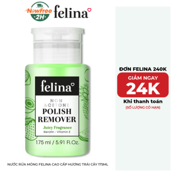 Nước Rửa Móng Felina Cao Cấp Hương Trái Cây 175ml