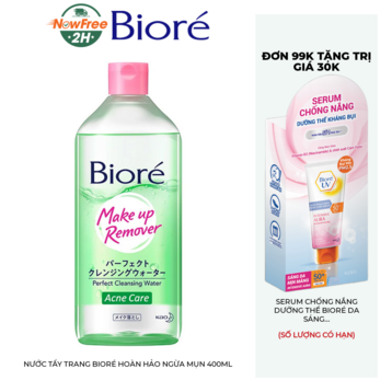 Nước Tẩy Trang Bioré Hoàn Hảo Ngừa Mụn 400ml