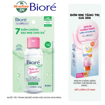 Nước Tẩy Trang Bioré Hoàn Hảo Ngừa Mụn 90ml