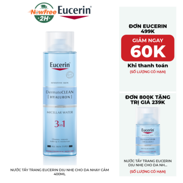 Nước Tẩy Trang Eucerin Dịu Nhẹ Cho Da Nhạy Cảm 400ml