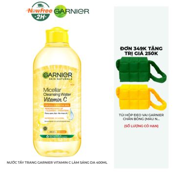 Nước Tẩy Trang Garnier Vitamin C Làm Sáng Da 400ml