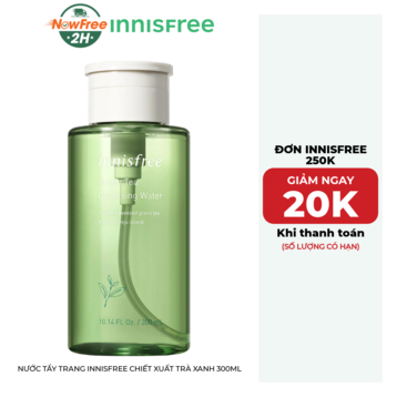 Nước Tẩy Trang innisfree Chiết Xuất Trà Xanh 300ml