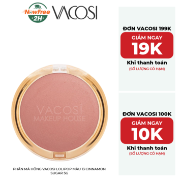 Phấn Má Hồng Vacosi Lolipop Màu 13 Cinnamon Sugar 5g