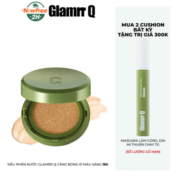 Siêu Phấn Nước Glamrr Q Căng Bóng 01 Màu Sáng 15g
