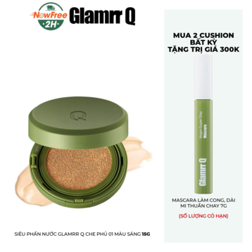 Siêu Phấn Nước Glamrr Q Che Phủ 01 Màu Sáng 15g