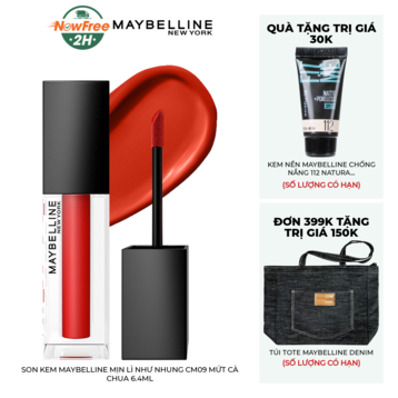 Son Kem Maybelline Mịn Lì Như Nhung CM09 Mứt Cà Chua 6.4ml