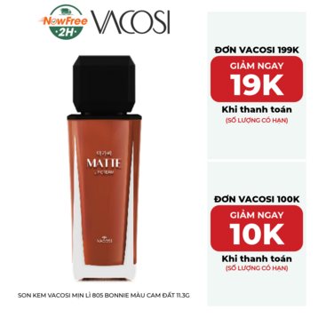 Son Kem Vacosi Mịn Lì 805 Bonnie Màu Cam Đất 11.3g