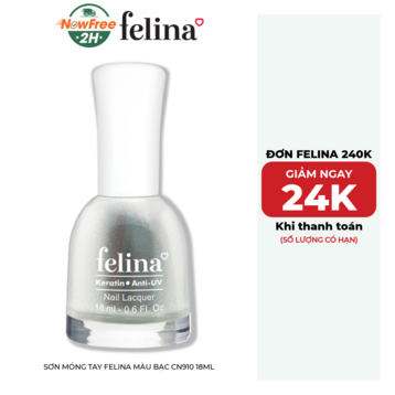 Sơn Móng Tay Felina Màu Bạc CN910 18ml