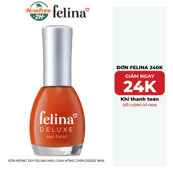 Sơn Móng Tay Felina Màu Cam Hồng Chín DS2012 16ml