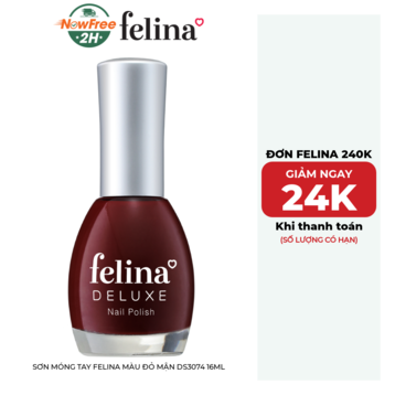 Sơn Móng Tay Felina Màu Đỏ Mận DS3074 16ml