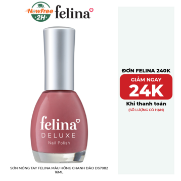 Sơn Móng Tay Felina Màu Hồng Chanh Đào DS7082 16ml
