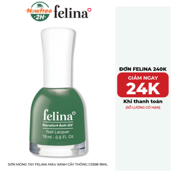 Sơn Móng Tay Felina Màu Xanh Cây Thông CS598 18ml