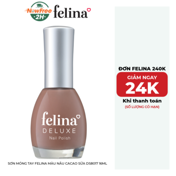 Sơn Móng Tay Felina Màu Nâu Cacao Sữa DS8017 16ml