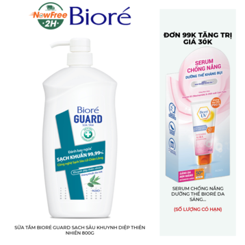 Sữa Tắm Bioré Guard Sạch Sâu Khuynh Diệp Thiên Nhiên 800g