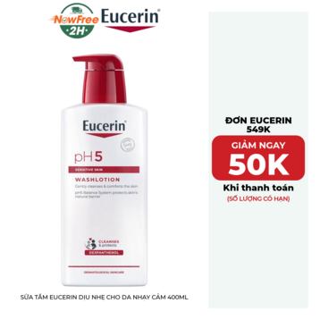 Sữa Tắm Eucerin Dịu Nhẹ Cho Da Nhạy Cảm 400ml