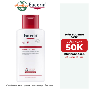 Sữa Tắm Eucerin Dịu Nhẹ Cho Da Nhạy Cảm 200ml