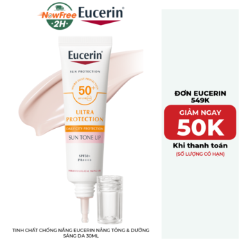 Tinh Chất Chống Nắng Eucerin Nâng Tông &amp; Dưỡng Sáng Da 30ml