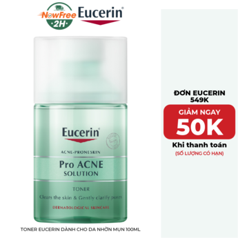 Toner Eucerin Dành Cho Da Nhờn Mụn 100ml