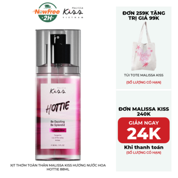 Xịt Thơm Toàn Thân Malissa Kiss Hương Nước Hoa Hottie 88ml