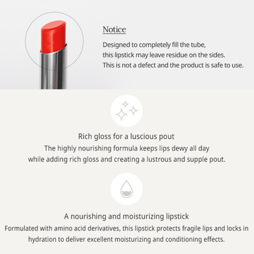 Son Bóng 3CE Căng Mọng Little Ground - Cam San Hô 3g