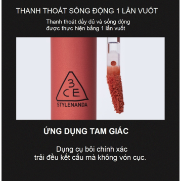 Son Lì 3CE Mịn Môi Typegirl - Hồng Sen 4g