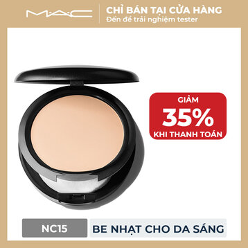 Phấn Nền Phủ MAC #NC15 Màu Be Nhạt Cho Da Sáng 15g