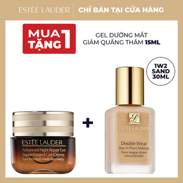 [Mua 1 Tặng 1] Combo Estee Lauder Kem Dưỡng Mắt Giảm Quầng Thâm 15ml Tặng Kem Nền 1W2 Sand 30ml